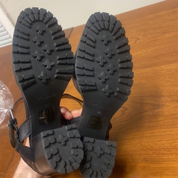 MadeWell The Claudie Heeled Lugsole Mary Jane in Leather NG684 - Picture 6 of 7